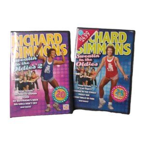 2 DVDS Richard Simmons Sweating to the Oldies and Sweating to the Oldies 2